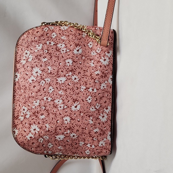 Michael Kors Cindy Dome Rose Floral Print Crossbody Bag - Picture 2 of 16